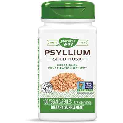 Теснолист живовляк/ Хуск (люспи) 525 mg | Psyllium Seed Husk 525 mg | 100 капсули