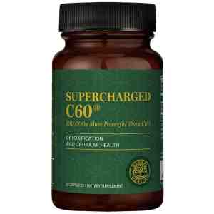 Микроактивиран активен въглен - Supercharged C60 - 30 капсули | Global Healing