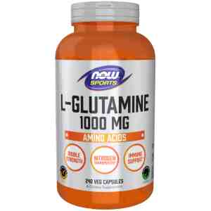 L-Glutamine 1000 mg - 240 Capsules NOW Sports