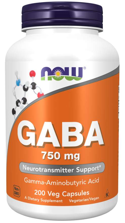 NOW - Gaba 750 mg - 200 Vcaps