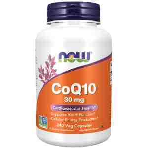 CoQ10 30 МГ - 240 Капсули NOW