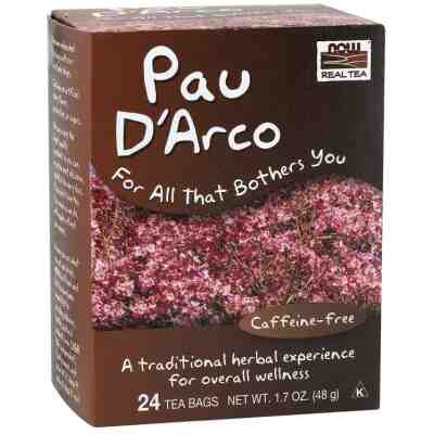 NOW - Pau D Arco Чай - 24 Пакетчета
