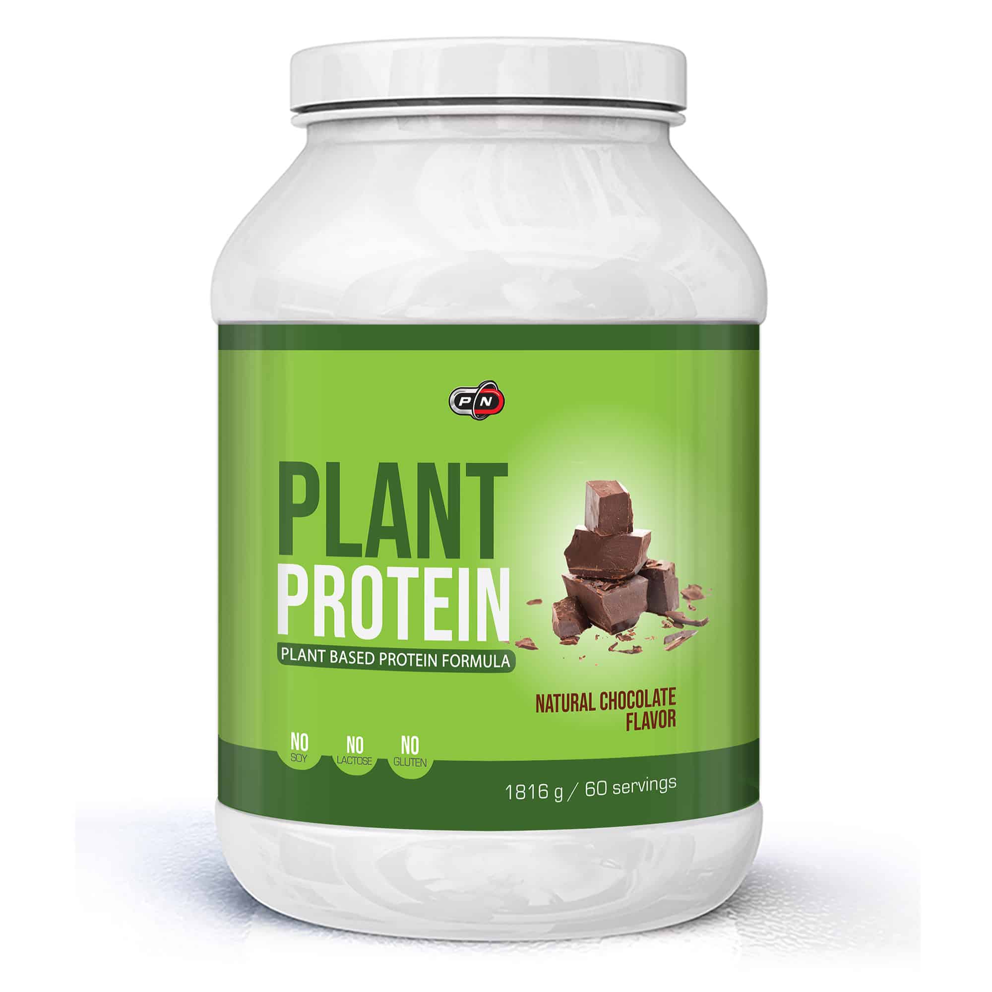 PURE NUTRITION - PLANT PROTEIN - NATURAL CHOCOLATE - 1816 g