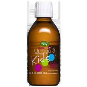 Омега-3 + витамин D3 за деца – NutraSea Kids - Високоусвоима течна формула, 200 ml, с вкус на дъвка