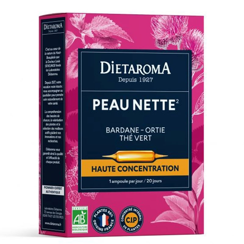 Peau Nette/ Чиста кожа, 20 ампули за пиене х 10 ml