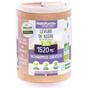 Levure de biere Bio/ Бирена мая БИО х 90 капсули | Nat&Form