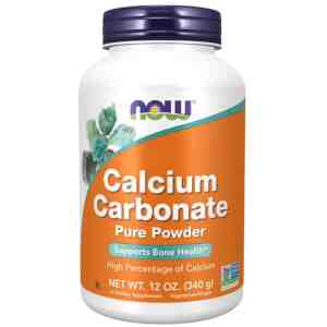 Calcium Carbonate - 340 g | NOW