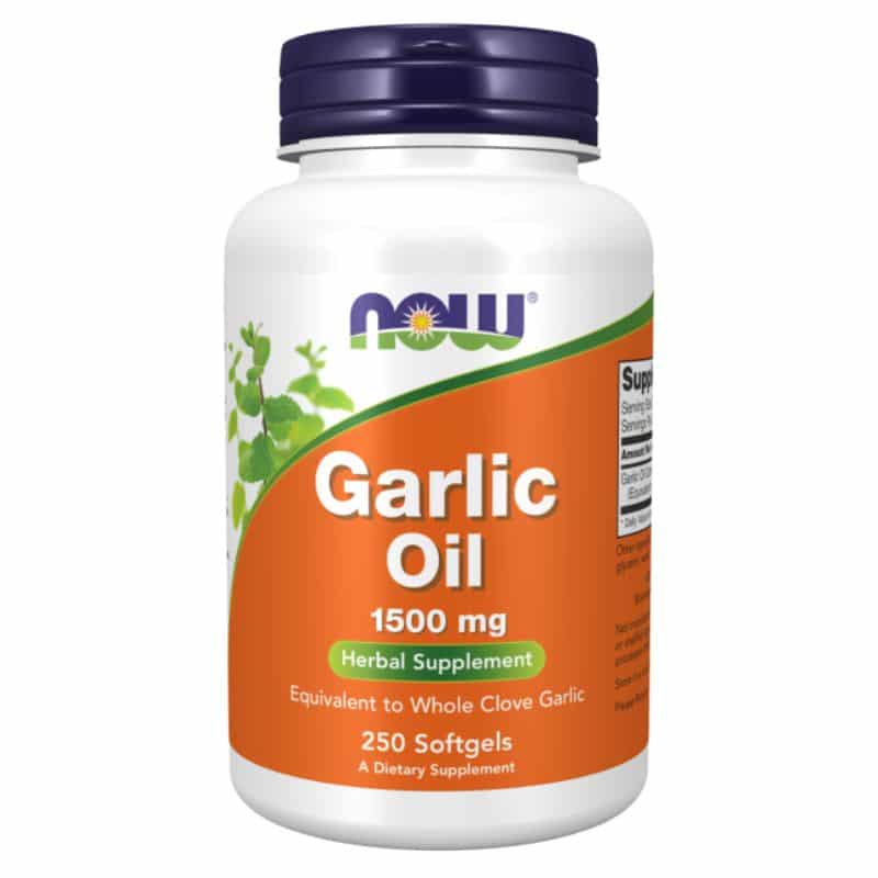NOW - Garlic Oil 1500 mg - 250 Дражета
