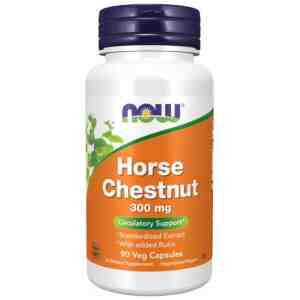 Horse Chestnut Extract 300 mg - 90 веган капсули | Now