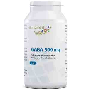 ГАБА (гама-аминомаслена киселина) 500 mg x 120 капсули | Vita World