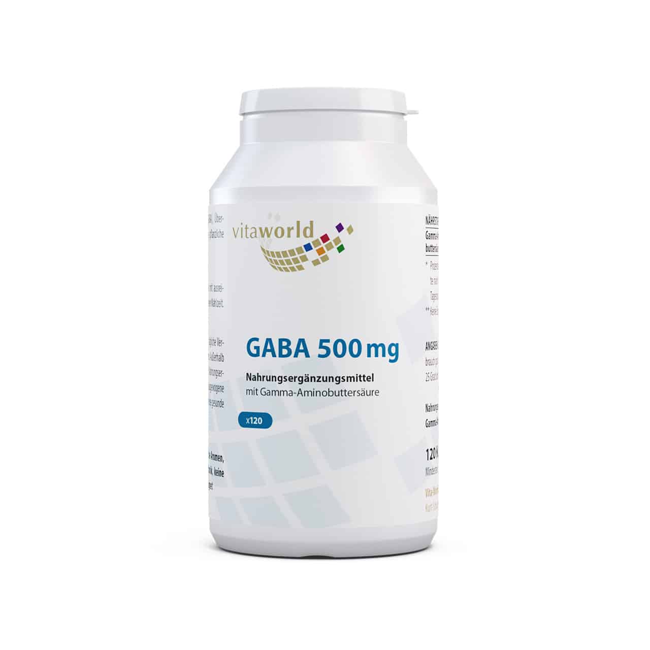 ГАБА (гама-аминомаслена киселина) 500 mg x 120 капсули