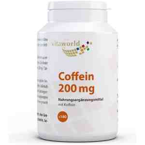 Coffein/ Кофеин 200 mg x 180 таблетки | Vita World