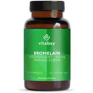 Бромелаин 500 mg х 100 капсули | Vitabay