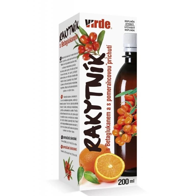 Сок от морски зърнастец с бетаглюкани от гъба Рейши x 200 ml | Virde
