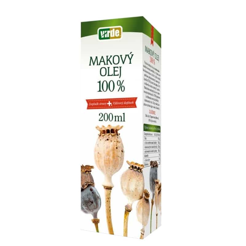 Студено пресовано масло от маково семе + витамин Е x 200 ml | Virde