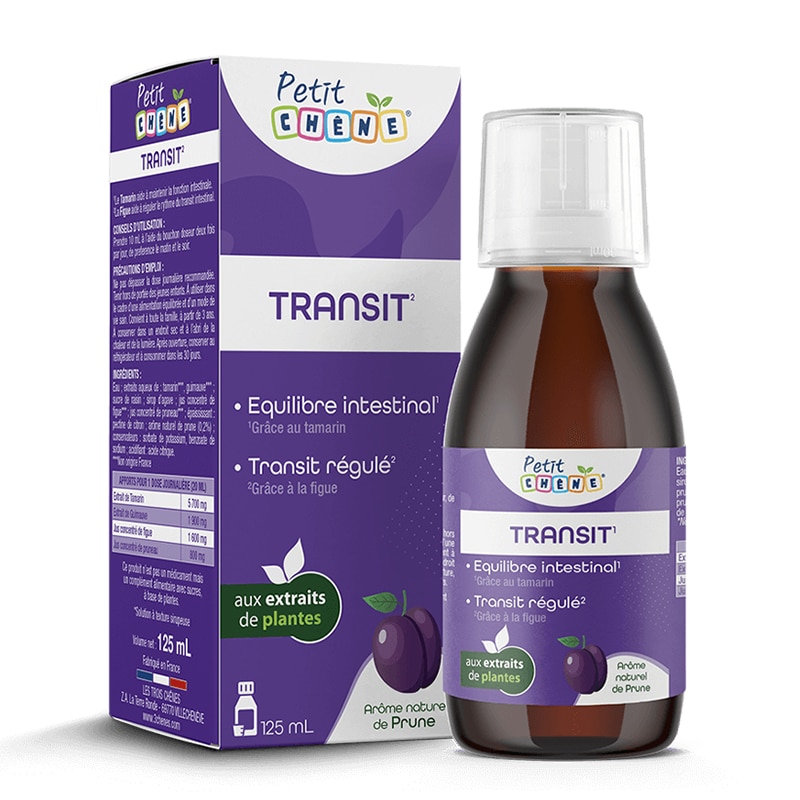 Сироп за деца Petit Chene за балансиран стомашно-чревен тракт x 125 ml с вкус на сини сливи | Les Trois Chenes