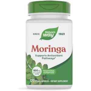 Моринга лист 400 mg 120 капсули | Nature’s Way