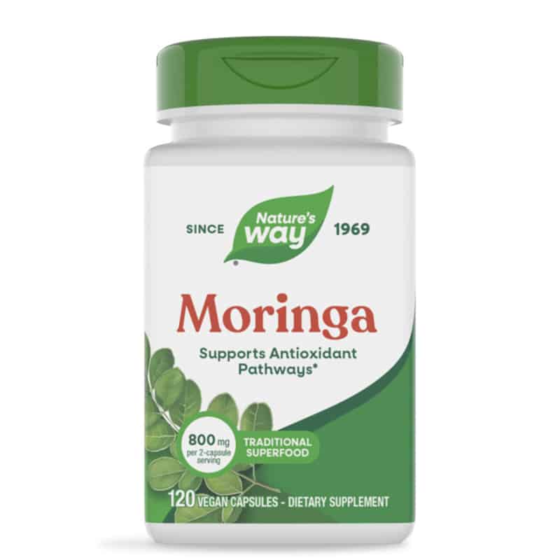 Моринга лист 400 mg 120 капсули | Nature’s Way
