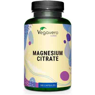 Магнезий (цитрат) 100 mg x 180 капсули | Vegavero