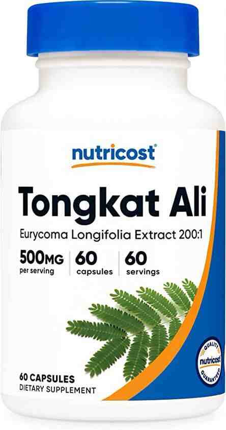 Тонкгат Али 500 mg 60 капсули I Nutricost